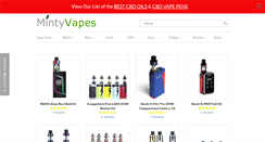 Desktop Screenshot of mintyvapes.com