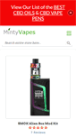 Mobile Screenshot of mintyvapes.com